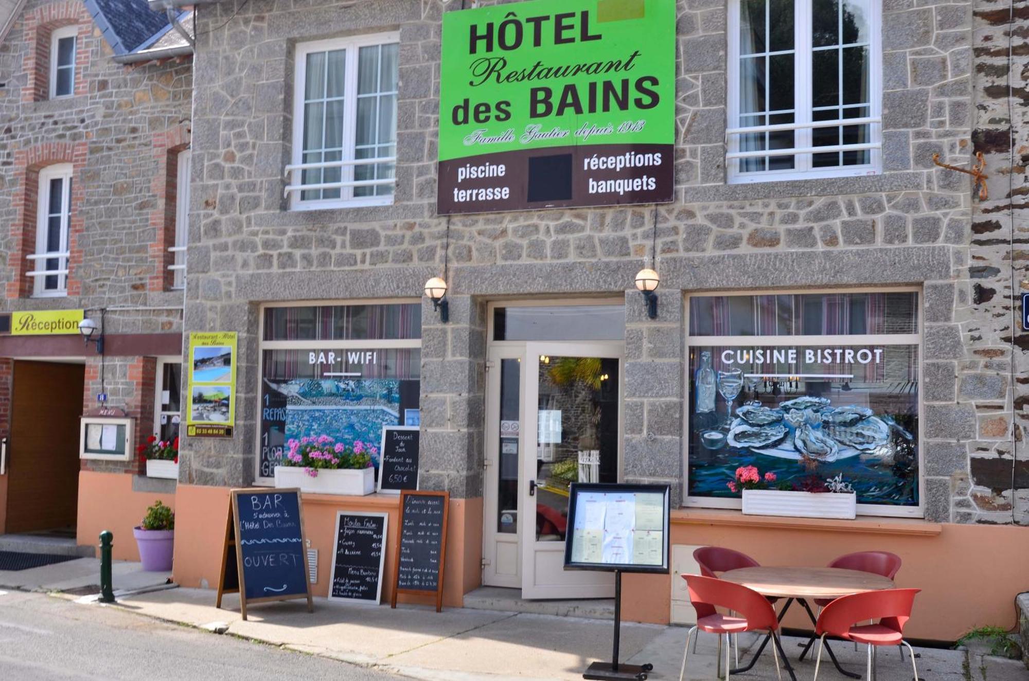 Hotel Des Bains Saint-Jean-le-Thomas Exterior photo